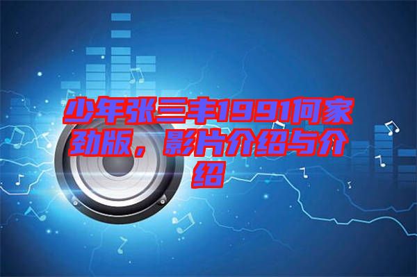 少年張三豐1991何家勁版，影片介紹與介紹