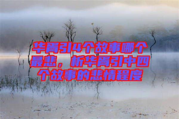 華胥引4個(gè)故事哪個(gè)最悲，析華胥引中四個(gè)故事的悲情程度