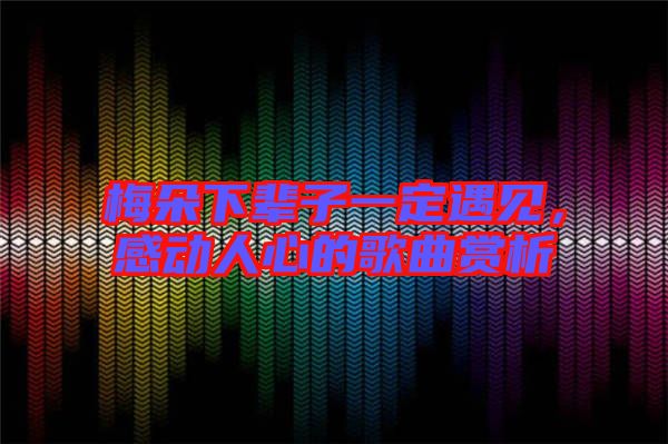 梅朵下輩子一定遇見(jiàn)，感動(dòng)人心的歌曲賞析