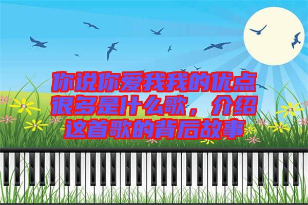 你說(shuō)你愛(ài)我我的優(yōu)點(diǎn)很多是什么歌，介紹這首歌的背后故事