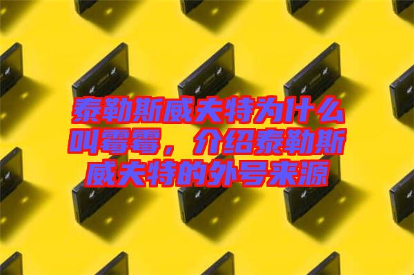 泰勒斯威夫特為什么叫霉霉，介紹泰勒斯威夫特的外號來源