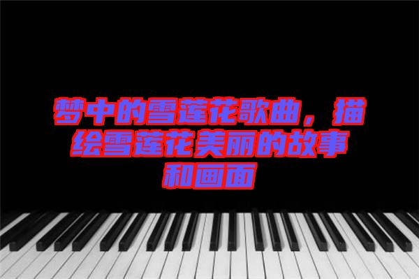 夢中的雪蓮花歌曲，描繪雪蓮花美麗的故事和畫面
