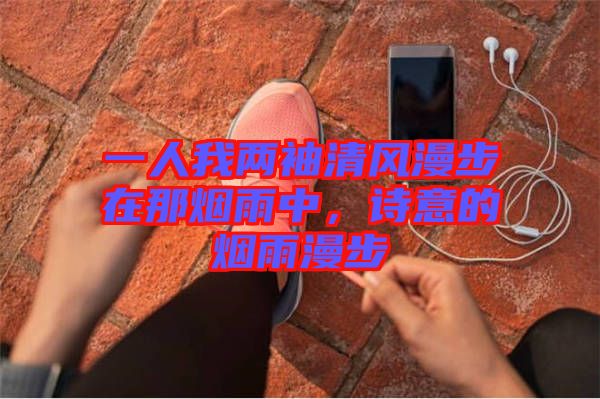 一人我兩袖清風(fēng)漫步在那煙雨中，詩意的煙雨漫步