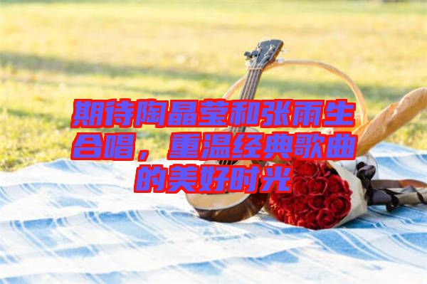 期待陶晶瑩和張雨生合唱，重溫經(jīng)典歌曲的美好時光