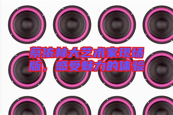 蔡依林大藝術(shù)家現(xiàn)場版，感受魅力的體驗