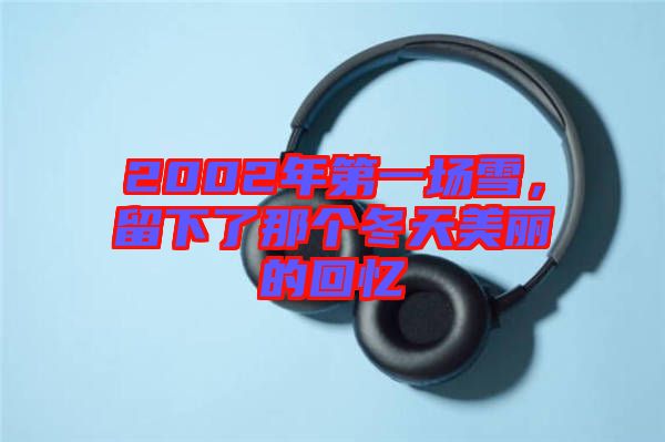 2002年第一場雪，留下了那個(gè)冬天美麗的回憶