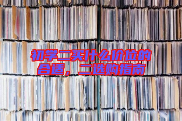初學(xué)二買什么價(jià)位的合適，二選購指南