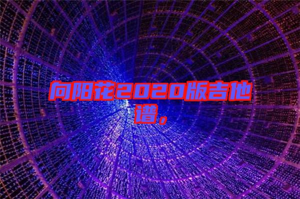 向陽(yáng)花2020版吉他譜，