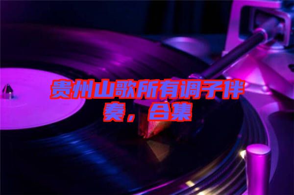 貴州山歌所有調子伴奏，合集