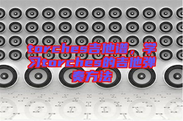 torches吉他譜，學(xué)習(xí)torches的吉他彈奏方法
