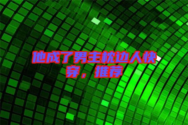 他成了男主枕邊人快穿，推薦