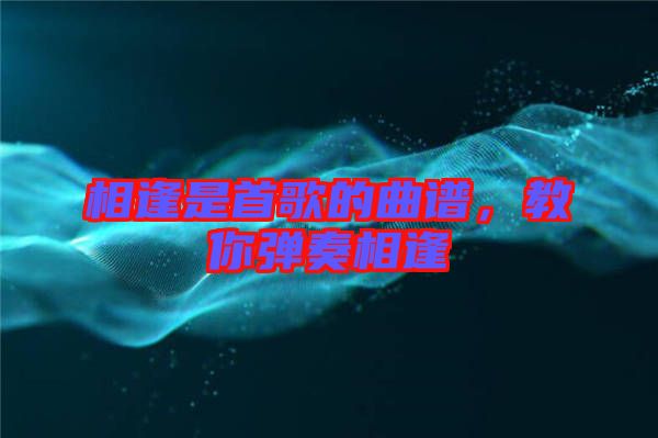 相逢是首歌的曲譜，教你彈奏相逢