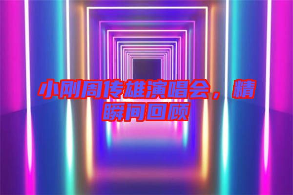 小剛周傳雄演唱會(huì)，精瞬間回顧