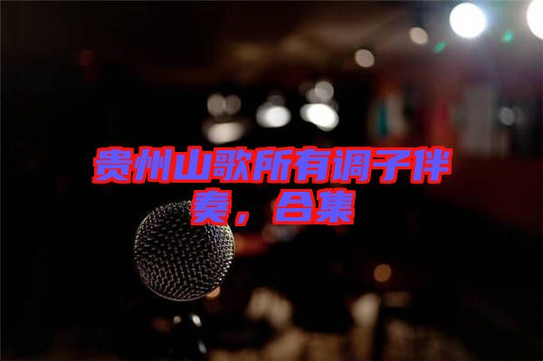 貴州山歌所有調(diào)子伴奏，合集