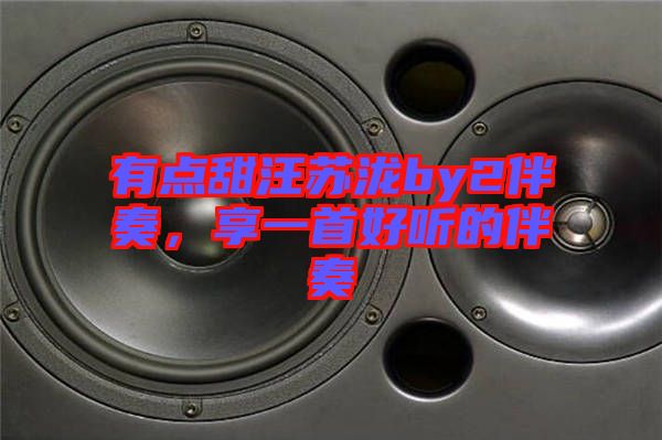 有點甜汪蘇瀧by2伴奏，享一首好聽的伴奏