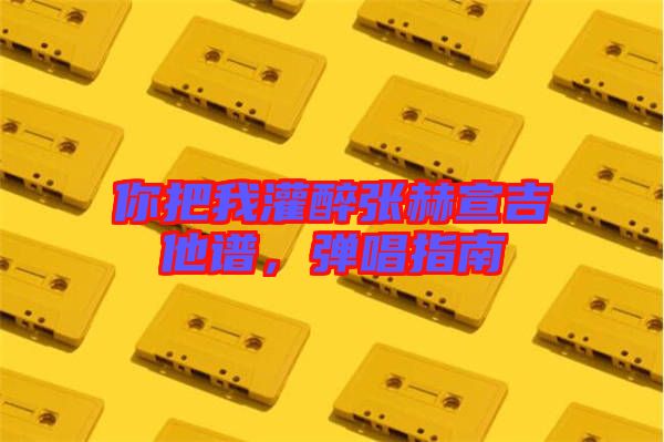你把我灌醉張赫宣吉他譜，彈唱指南