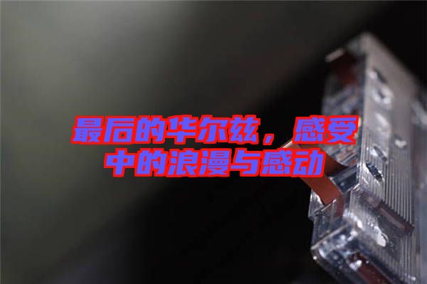 最后的華爾茲，感受中的浪漫與感動