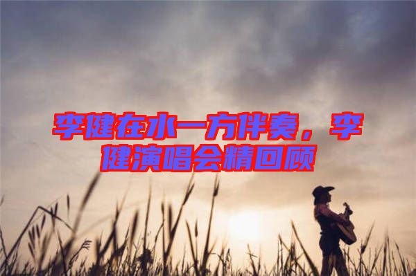 李健在水一方伴奏，李健演唱會(huì)精回顧