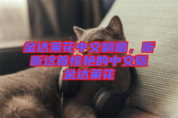 金達萊花中文翻唱，聽聽這首驚艷的中文版金達萊花