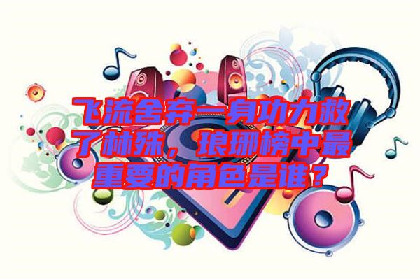 飛流舍棄一身功力救了林殊，瑯琊榜中最重要的角色是誰？