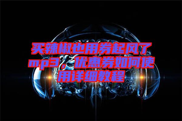 買辣椒也用券起風了mp3，優(yōu)惠券如何使用詳細教程