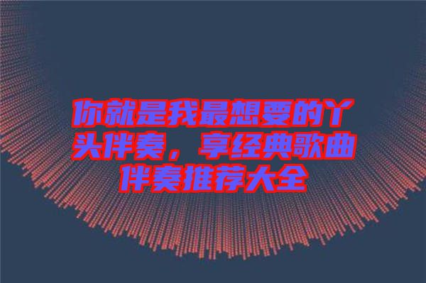 你就是我最想要的丫頭伴奏，享經(jīng)典歌曲伴奏推薦大全