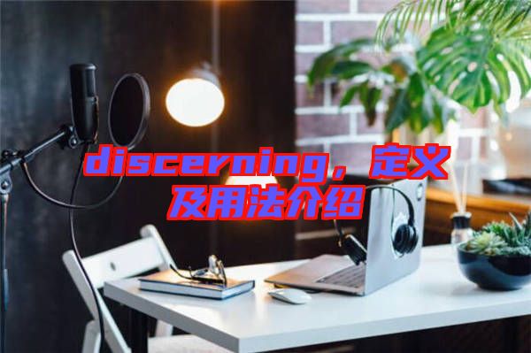 discerning，定義及用法介紹