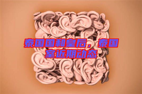 泰國國和皇后，泰國室近期動態(tài)