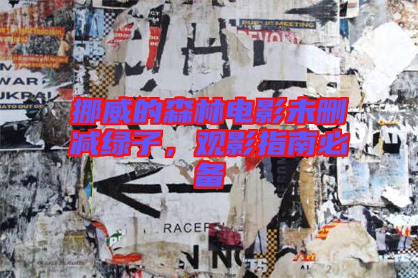 挪威的森林電影未刪減綠子，觀影指南必備