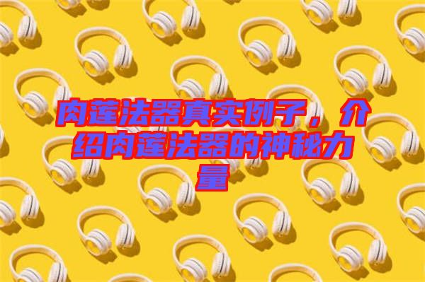 肉蓮法器真實(shí)例子，介紹肉蓮法器的神秘力量