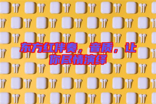 東方紅伴奏，音質(zhì)，讓你盡情演繹