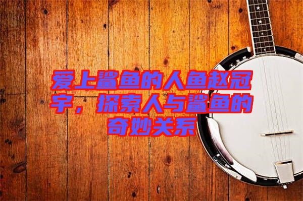 愛上鯊魚的人魚趙冠宇，探索人與鯊魚的奇妙關(guān)系