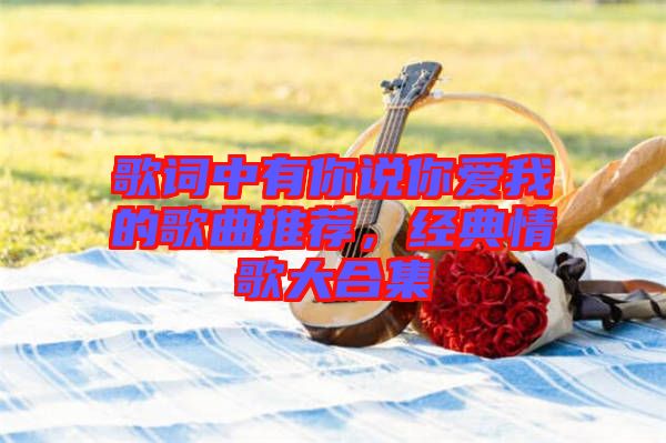 歌詞中有你說你愛我的歌曲推薦，經(jīng)典情歌大合集