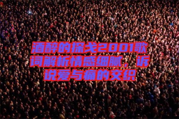 酒醉的探戈2001歌詞解析情感細膩，訴說愛與痛的交織