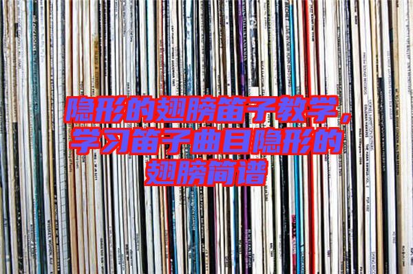 隱形的翅膀笛子教學(xué)，學(xué)習(xí)笛子曲目隱形的翅膀簡譜