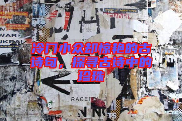 冷門(mén)小眾卻驚艷的古詩(shī)句，探尋古詩(shī)中的珍珠